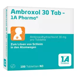 AMBROXOL 30 δισκία Tab-1A Pharma, 100 τεμάχια