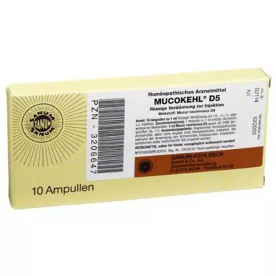 MUCOKEHL Αμπούλες D 5, 10X1 ml
