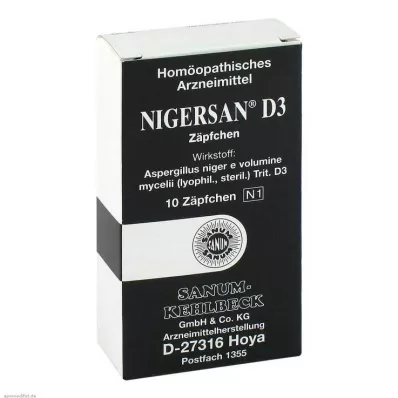 NIGERSAN D 3 υπόθετα, 10 τεμάχια