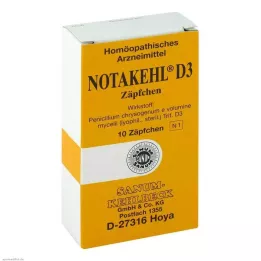 NOTAKEHL D 3 υπόθετα, 10 τεμάχια