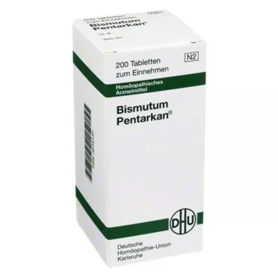 BISMUTUM PENTARKAN Δισκία, 200 τεμάχια
