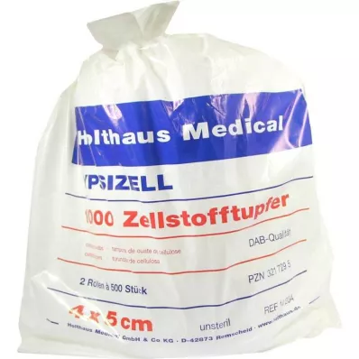 ZELLSTOFFTUPFER Ypsizell 4x5 cm, 1000 τεμ ZELLSTOFFTUPFER Ypsizell 4x5 cm, 1000 τεμ