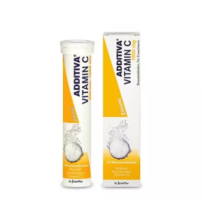 ADDITIVA Βιταμίνη C 1 g αναβράζοντα δισκία, 20 τεμάχια ADDITIVA Βιταμίνη C 1 g αναβράζοντα δισκία, 20 τεμάχια