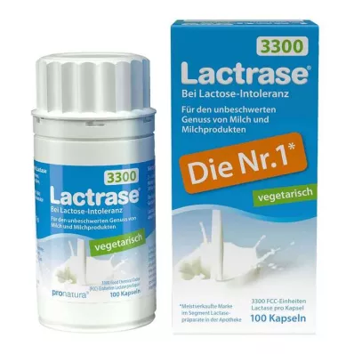 LACTRASE χορτοφαγικό 3.300 κάψουλες, 100 τεμάχια