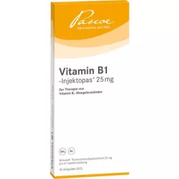 VITAMIN B1 INJEKTOPAS 25 mg ενέσιμο διάλυμα, 10X1 ml