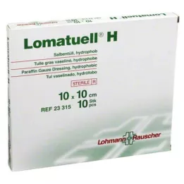 LOMATUELL H Τούλι αλοιφής 10x10 cm αποστειρωμένο, 10 τεμ