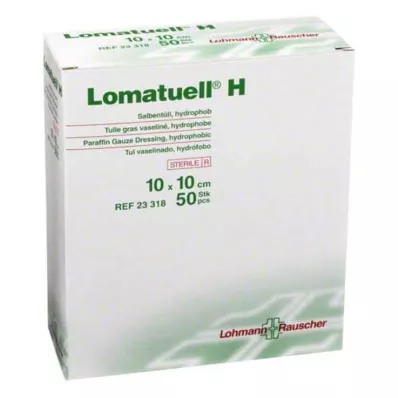 LOMATUELL H Τούλι αλοιφής 10x10 cm αποστειρωμένο, 50 τεμάχια