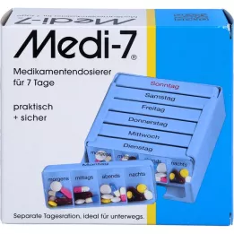 MEDI 7 δόσεις φαρμάκων για 7 ημέρες μπλε, 1 τεμάχιο