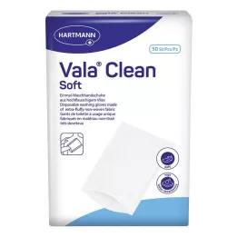 VALACLEAN μαλακά γάντια πλύσης μίας χρήσης, 50 τεμ