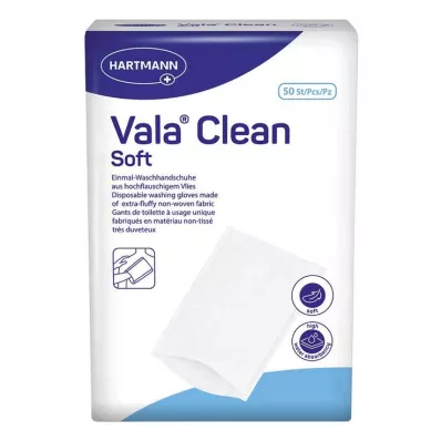 Μαλακά γάντια πλυσίματος μιας χρήσης Vala®Clean, 50 τεμαχίων