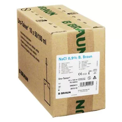 URO TAINER Διάλυμα χλωριούχου νατρίου 0,9%, 10Χ100 ml URO TAINER Διάλυμα χλωριούχου νατρίου 0,9%, 10Χ100 ml