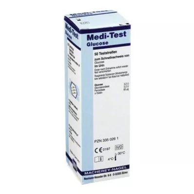 MEDI-TEST Δοκιμαστικές ταινίες γλυκόζης, 50 τεμάχια MEDI-TEST Δοκιμαστικές ταινίες γλυκόζης, 50 τεμάχια