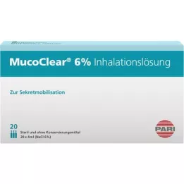 MUCOCLEAR 6% διάλυμα εισπνοής NaCl, 20X4 ml