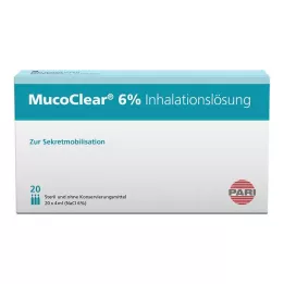 MUCOCLEAR 6% διάλυμα εισπνοής NaCl, 20X4 ml