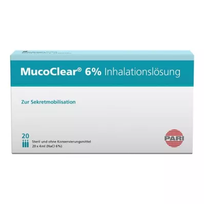MUCOCLEAR 6% διάλυμα εισπνοής NaCl, 20X4 ml