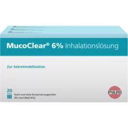 MUCOCLEAR 6% διάλυμα εισπνοής NaCl, 60X4 ml
