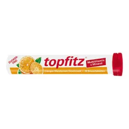TOPFITZ Πολυβιταμινούχα+μεταλλικά αναβράζοντα δισκία, 20 τεμάχια