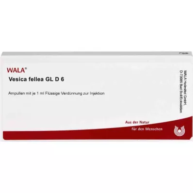 Φύσιγγες Vesica Fellea Gl D6 (10x1 ml)