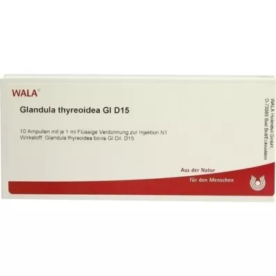 GLANDULA THYREOIDEA GL D 15 αμπούλες, 10X1 ml