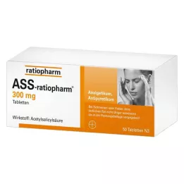 ASS-ratiopharm 300 mg δισκία, 50 τεμάχια