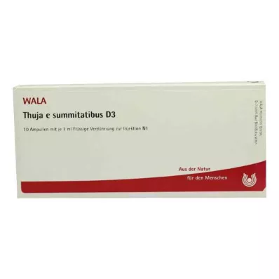Φύσιγγες Thuja E Summitatibus D3 (10x1 ml)