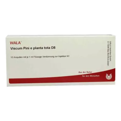 Φύσιγγες Viscum Pini e planta tota D8 (10x1 ml)