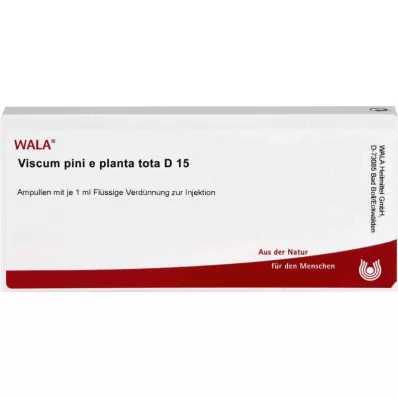 Φύσιγγες Viscum Pini e planta tota D15 (10x1 ml)