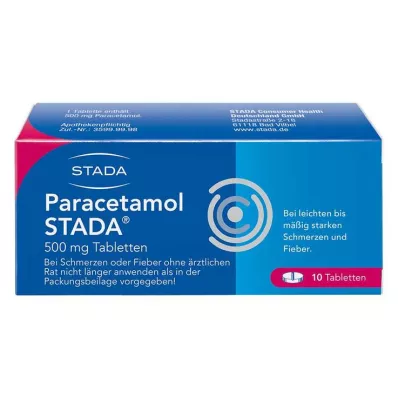 PARACETAMOL STADA δισκία 500 mg, 10 τεμάχια