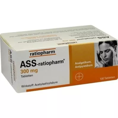 ASS-ratiopharm 300 mg δισκία, 100 τεμάχια
