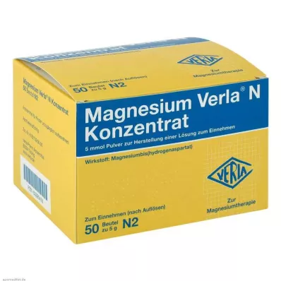 MAGNESIUM VERLA N Συμπύκνωμα για χρήση από το στόμα, 50 τεμ MAGNESIUM VERLA N Συμπύκνωμα για χρήση από το στόμα, 50 τεμ