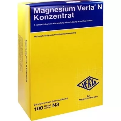 MAGNESIUM VERLA N Συμπύκνωμα για χρήση από το στόμα, 100 τεμ