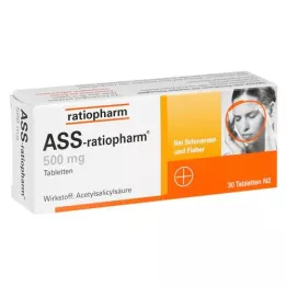 ASS-ratiopharm 500 mg δισκία, 30 τεμάχια
