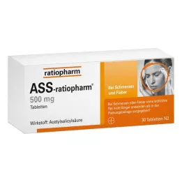 ASS-ratiopharm 500 mg δισκία, 30 τεμάχια