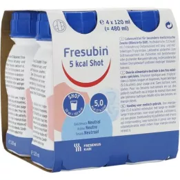 FRESUBIN 5 kcal SHOT Ουδέτερο διάλυμα, 4X120 ml