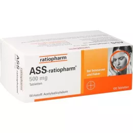 ASS-ratiopharm 500 mg δισκία, 100 τεμάχια