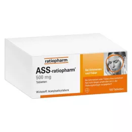 ASS-ratiopharm 500 mg δισκία, 100 τεμάχια