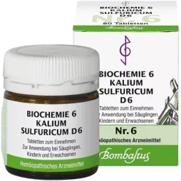 BIOCHEMIE 6 Potassium sulphuricum D 6 δισκία, 80 τεμάχια