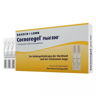 CORNEREGEL Υγρό EDO Οφθαλμικές σταγόνες, 10X0.6 ml
