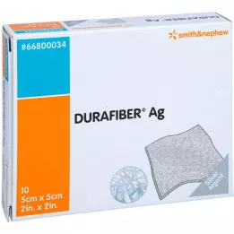 DURAFIBER Επίδεσμος Ag 5x5 cm, 10 τεμάχια