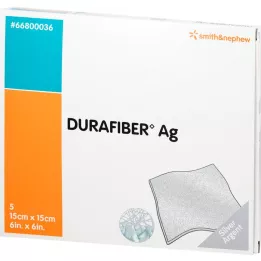 DURAFIBER Επίδεσμος Ag 15x15 cm, 5 τεμάχια