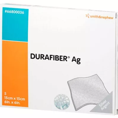 DURAFIBER Επίδεσμος Ag 15x15 cm, 5 τεμάχια