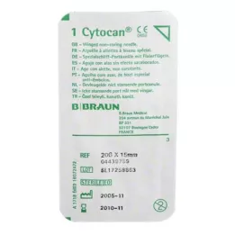 CYTOCAN Σωλήνας θύρας 20 G 15 mm, 1 τεμάχιο