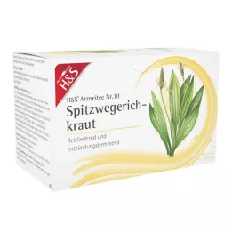 H&amp;S Σακούλα φιλτραρίσματος φυτού Ribwort plantain, 20X1,5 g