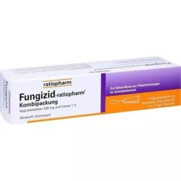 FUNGIZID-ratiopharm 3 κολπικά δισκία + 20g κρέμα, 1 συσκευασία