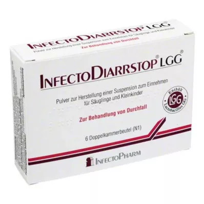 INFECTODIARRSTOP LGG Σκόνη για την παρασκευή εναιωρήματος για χρήση από το στόμα, 6 τεμάχια