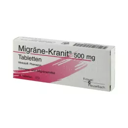 MIGRÄNE KRANIT δισκία 500 mg, 10 τεμάχια