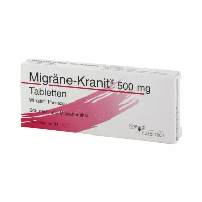 Ημικρανία Kranit 500 mg δισκία, 20 τεμ