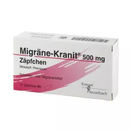 MIGRÄNE KRANIT υπόθετα 500 mg, 10 τεμάχια