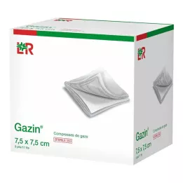 GAZIN Γάζες 7,5x7,5 cm αποστειρωμένες 8 φορές, 25X2 τεμ