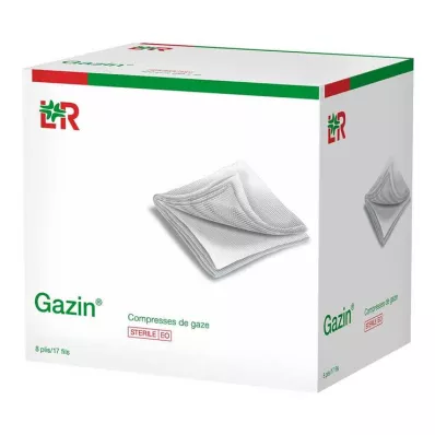 GAZIN Γάζες 10x10 cm αποστειρωμένες 8 φορές, 25X2 τεμ